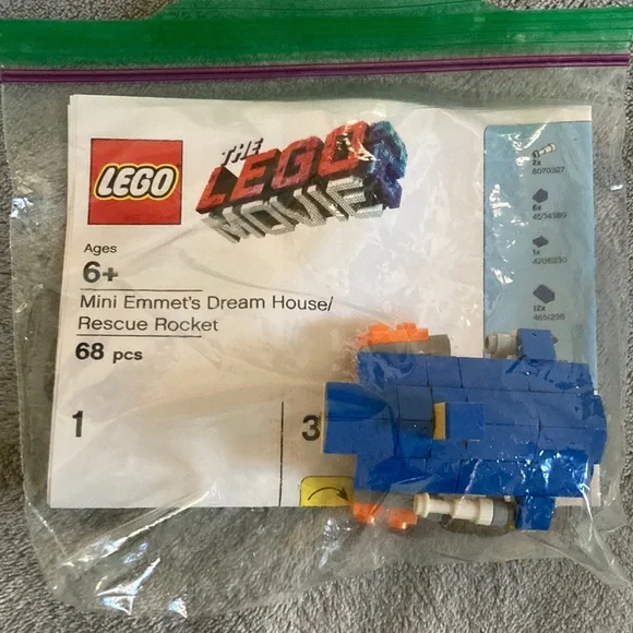 Lego Toys Lego Movie Mini Emmets Dream House Rescue Rocket